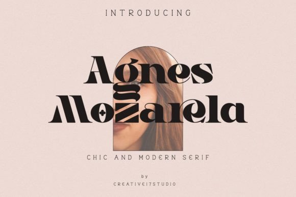 Agnes Mozarela Font for Classy Branding