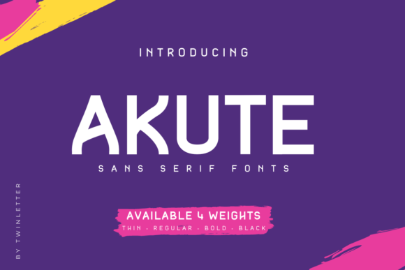 Akute Font for Modern Branding