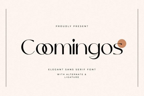 Coomingos: A Modern Sans Serif Font for Editorial Design