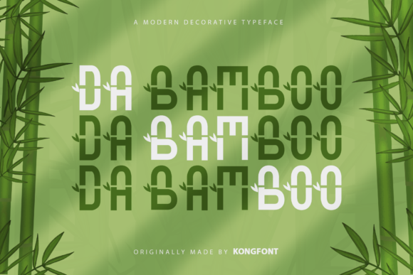 Da Bamboo: A Playful Font for Handmade Creations