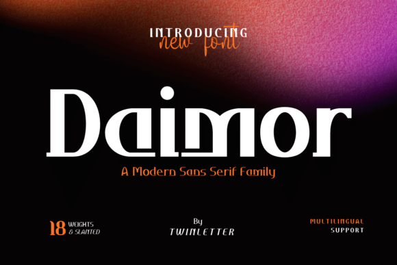 Discovering Daimor: A Modern Sans Serif for Branding Projects