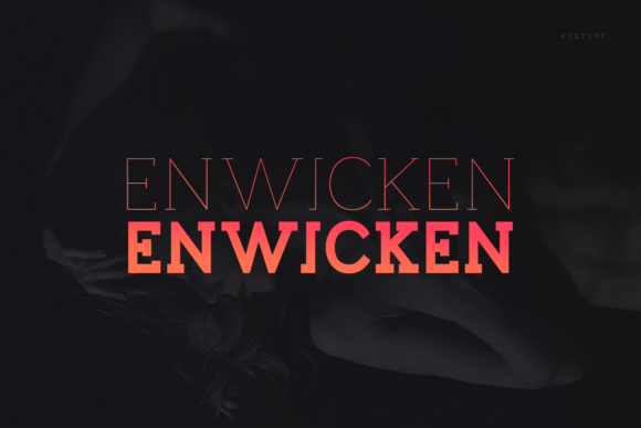 Enwicken: A Modern Slab Serif for Bold Branding