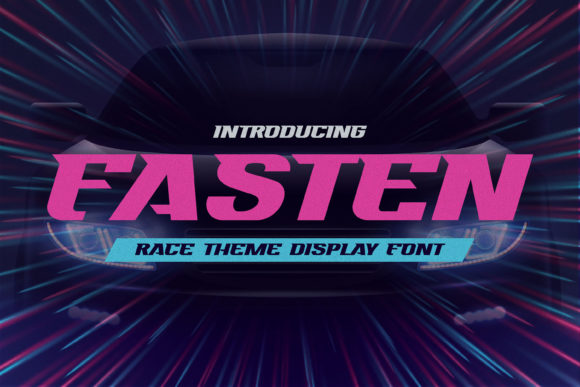Fasten: A Race-Themed Slab Serif Font for Modern Campaigns