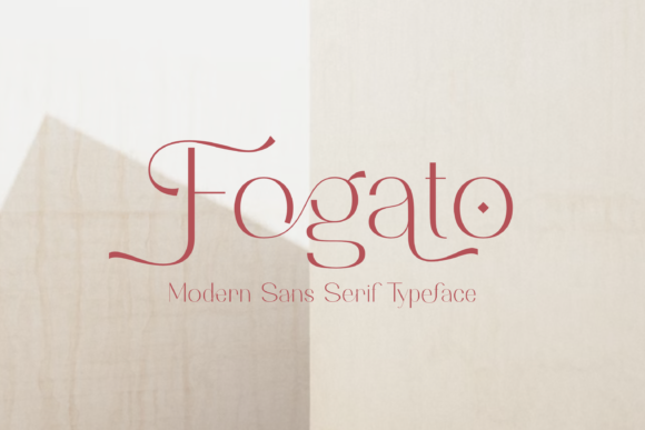 Fogato: A Modern Sans Serif Font for Branding Projects