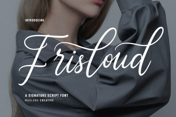 Frisloud: A Modern Script Font for Handmade Creations