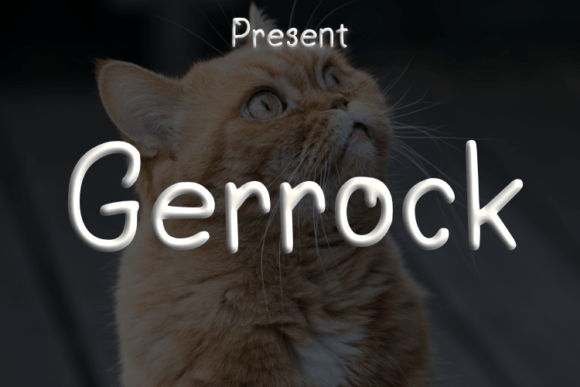 Gerrock: A Modern Script Font for Brand Campaigns