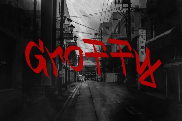 Groffy: A Bold Display Font for Digital Branding