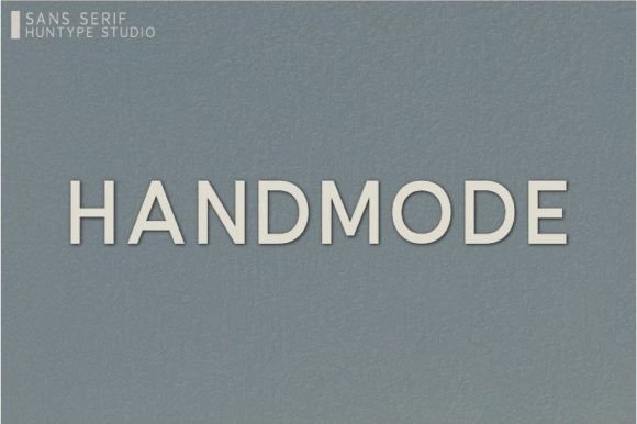 Handmode: A Modern Sans Serif Font for Branding