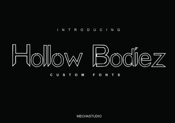 Hollow Bodiez Font for Bold Branding