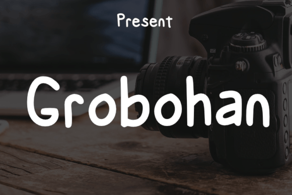 How Grobohan Elevates Web Design with a Modern Script Typeface