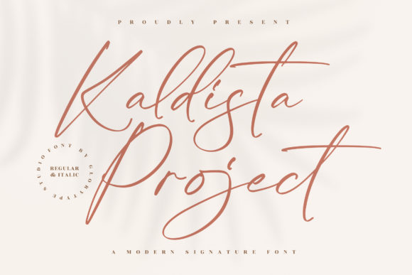 Kaldista Project Font for Handmade Creations