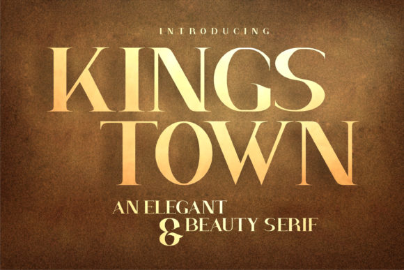 Kings Town Serif Font for Editorial Design