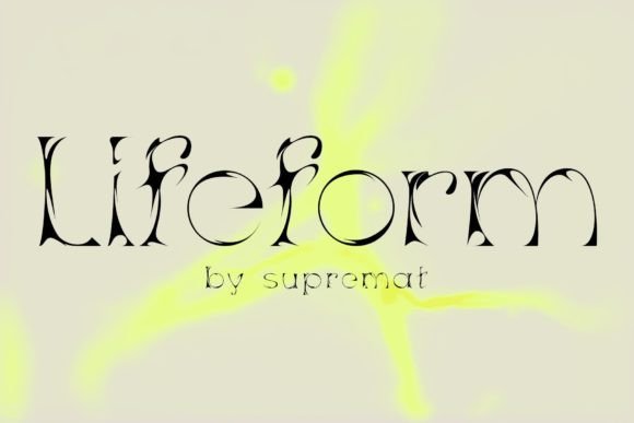 Lifeform Font in Real Campaign Design