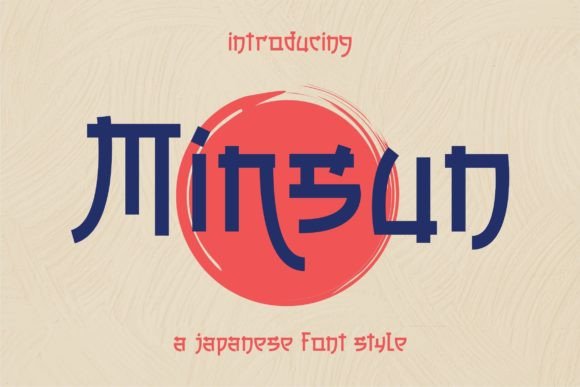 Minsun Font for Handmade Creations