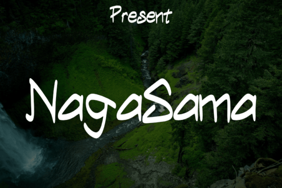 Nagasama: A Modern Script Font for Bold Branding