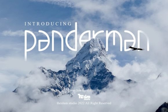 Panderman: A Modern Sans Serif Font for Authentic Branding