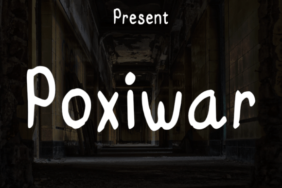 Poxiwar: A Modern Handwritten Typeface for Brand Impact
