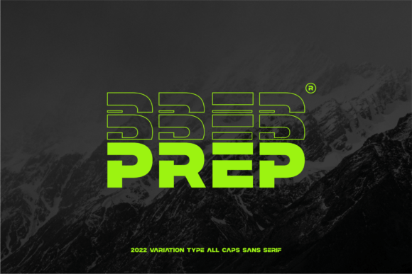 Prep Font for Handmade and Commercial Projects