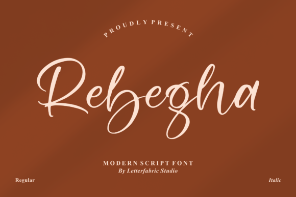 Rebegha: A Modern Script Font for Brand Campaigns