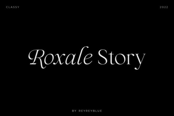 Roxale Story: A Serif Font for Polished Web Design