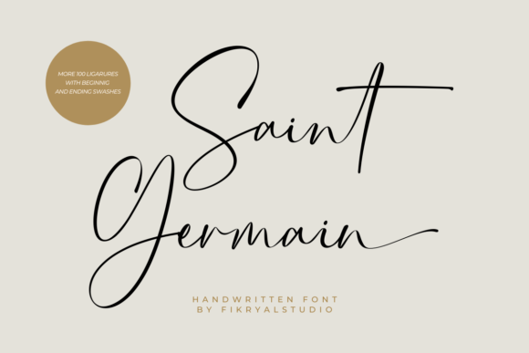 Saint Germain: The Modern Handwritten Typeface for Dynamic Campaigns