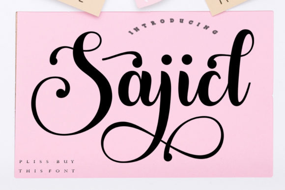 Sajicl: A Modern Script Font for Web Design