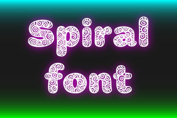 Spiral Font for Bold Campaign Designs