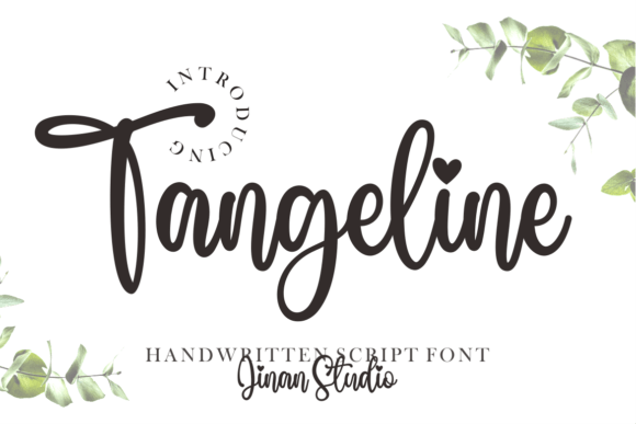Tangeline: A Romantic Font for Modern Campaigns