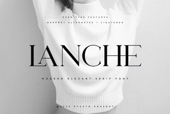 Testing Lanche: A Serif Font That Elevates Digital Branding