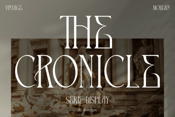 The Cronicle: A Serif Font That Elevates Your Campaigns