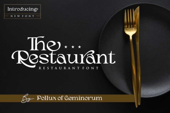 The Restaurant Serif Font for Web Design