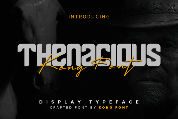 Thenacious: A Playful Display Font for Modern Web Design
