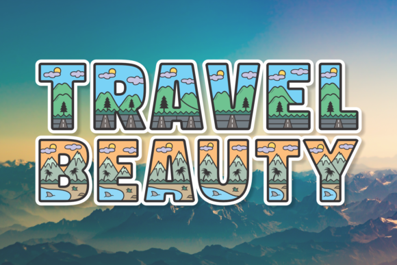 Travel Beauty: A Modern Typeface for Editorial Elegance