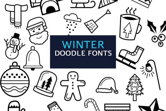 Winter Doodle: A Playful Script Font for Modern Branding